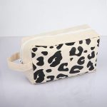 Black Pattern Cosmetic Make Up Pouch main