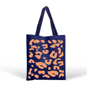 Cheetah Pattern Navy Blue