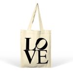Love Cream Tote Bags