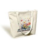 Open Book Canvas Cross Body Bag