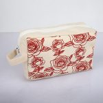 Red Rose Cosmetic Make Up Pouch main