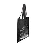 Wheat Pattern Black Tote Bag - Image 3