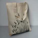 Wheat Pattern Cream Tote Bags
