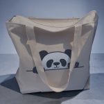 Pre Printed Panda Tote Bag